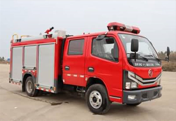 6.2 मीटर अग्निशमन बचाव ट्रक 140hp डोंगफेंग पानी टैंकर अग्निशमन ट्रक