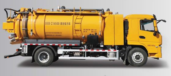 त्वरित और संपूर्ण सफाई के लिए औद्योगिक C14500 सफाई सक्शन ट्रक