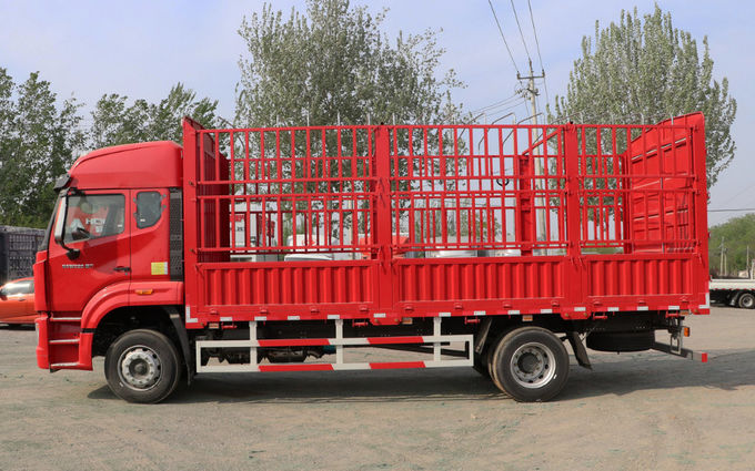लाल 8x2 ट्रक डीजल भारी ट्रक वाहन 316/429 हॉर्स पावर 2