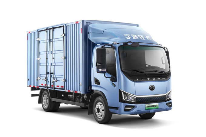 4.5t 4.2m इलेक्ट्रिक वैन ट्रक 4x2 ऑटोमैटिक ऑल इलेक्ट्रिक कार्गो वैन 1